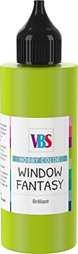 VBS Window Color 85ml Fensterfarbe Glasmalfarbe Malfarbe viele Farben Limette von VBS