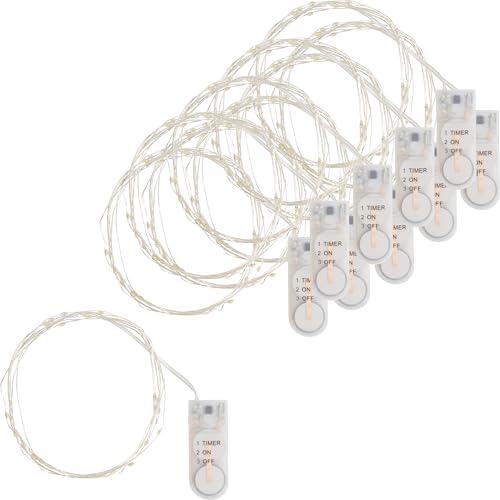 VBS XXL Micro-LED-Lichterketten, mit Timer 10 u. 20 LEDs Innen 20 LEDs von VBS