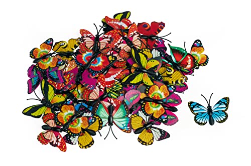 VBS XXL Streuteile Schmetterling 50 Stück 4,5x3,8cm aus Kunststoff bunt Deko Schmetterlinge 3D Wand VBS XXL Streuteile Schmetterling 50 Stück 4,5x3,8cm aus Kunststoff bunt Deko Schmetterlinge 3D Wand von VBS
