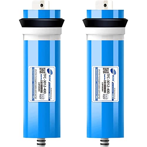 VBVARV Umkehrosmose-Membran, 2er-Pack Ro-Membran-Wasserfilter, Umkehrosmose-Membrankartuschen FüR Den Untertisch,3012 400G von VBVARV