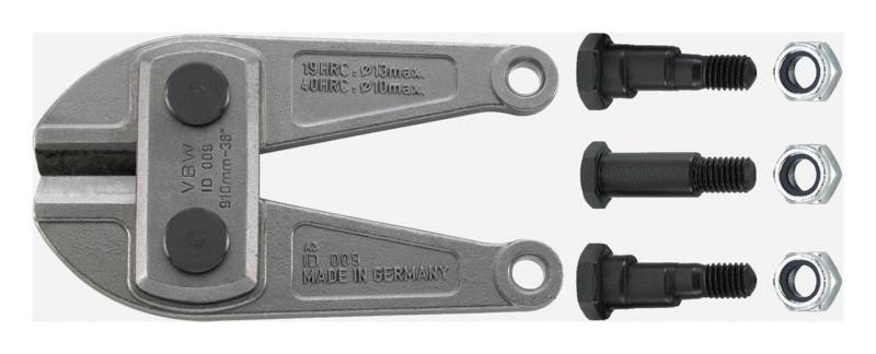 VBW Bolzenschneider, Messerkopf mit Schrauben 760 mm Waggonit von VBW