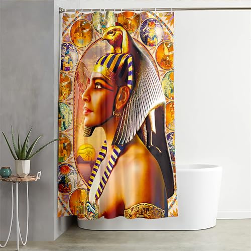 VBYEBNDB Polyester Ägypten Duschvorhang Motiv Mit Haken Anti-Schimmel Wasserdicht Duschvorhang 150X180Cm VBYEBNDB Polyester Ägypten Duschvorhang Motiv Mit Haken Anti-Schimmel Wasserdicht Duschvorhang 150X180Cm von VBYEBNDB