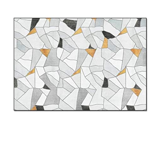 VCADEN Teppich Taracarpet Home Rug Rechteckiger Abstrakter Unregelmäßiger Geometrischer Teppich Für Wohnzimmer Wohnzimmerteppich Teppichen (Color : A, Size : 60 * 90cm) von VCADEN