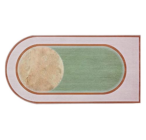 VCADEN Teppich Taracarpet Moderner, Einfacher, Geometrischer Teppich, Rechteckig, Bequem, Polyester-Teppich, rutschfest Wohnzimmerteppich Teppichen (Color : A, Size : 140 * 200cm) von VCADEN