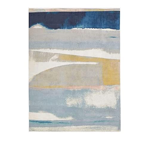 VCADEN Teppich Taracarpet Moderner Abstrakter Rechteckiger Teppich, Bequem, Weich, Ellbogengarn, rutschfest Wohnzimmerteppich Teppichen (Color : A, Size : 80 * 120cm) von VCADEN