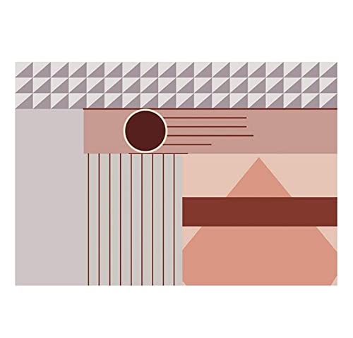VCADEN Teppich Taracarpet Nordischer Rechteckiger Teppich Bequemer Weicher Polyester-Teppich Mit Rutschfester Unterseite Wohnzimmerteppich Teppichen (Color : Bronze, Size : 140X200CM) von VCADEN