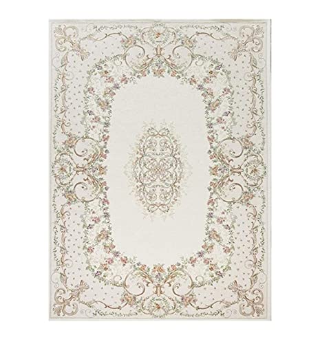 VCADEN Teppich Taracarpet Pastoral Rechteckiger Teppich Bequemer Blumenteppich Schlafzimmer Wohnzimmer Wohnzimmerteppich Teppichen (Color : F, Size : 120x180cm) von VCADEN