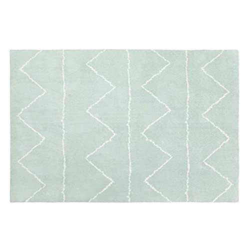 VCADEN Teppich Taracarpet Rechteckiger Teppich Bequemer weicher Acrylteppich mit Rutschfester Unterseite Wohnzimmerteppich Teppichen (Color : Groen, Size : 80 * 160) von VCADEN