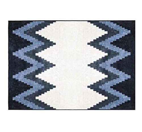 VCADEN Teppich Taracarpet Rechteckiger Teppich Blauer Himmel Bequemer Weicher Nylonteppich Mit Rutschfester Unterseite Wohnzimmerteppich Teppichen (Color : A, Size : 140 * 200cm) von VCADEN
