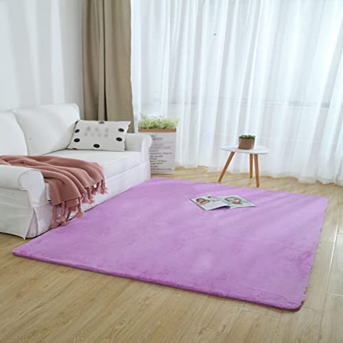 VCADEN Teppich Taracarpet Rechteckiger Teppich aus Kunstwolle, Rutschfester Teppich für Schlafzimmer, 2,6 x 3,9 Fuß Wohnzimmerteppich Teppichen (Color : E, Size : 80X120CM) von VCADEN