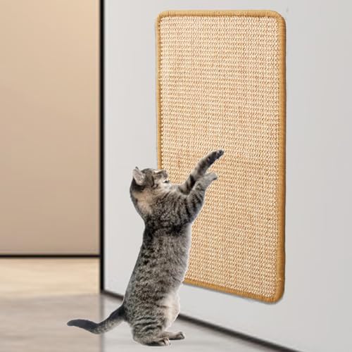 Kratzmatte Katze, 50x 30cm Sisal Teppich Katzen Kratzteppich Katzenkratzmatte Kratzbrett Wand,Katzenkratzbretter Kratzmatte für Schützt Teppiche und Sofas Kratzmatte Katze, 50x 30cm Sisal Teppich Katzen Kratzteppich Katzenkratzmatte Kratzbrett Wand,Katzenkratzbretter Kratzmatte für Schützt Teppiche und Sofas von VCANIVR