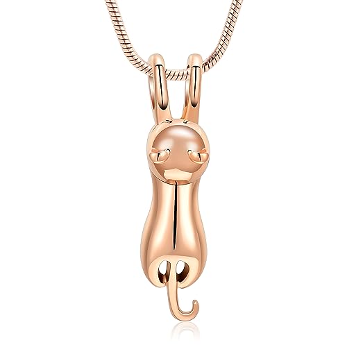 Rose Blume Urne Keepsake für Asche Sympathie Geschenk Kleine Edelstahl-Urne Mini Kremation Urne Keepsake Rose für das Teilen der menschlichen Asche von VCCWYQK