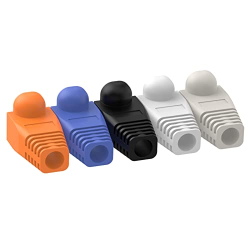 VCELINK 50 Stück Knickschutz für RJ45 Stecker Crimpstecker Cat6 Cat5e Cat5 VCELINK 50 Stück Knickschutz für RJ45 Stecker Crimpstecker Cat6 Cat5e Cat5 von VCELINK