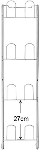Storage Shoe Rack Hanging Shelf Wall Hanging Wall Rack Multi-Layer Storage Metal Frame Shoe Rack (Size : 3 Floors) () von VCGIIEEWGHJDEW