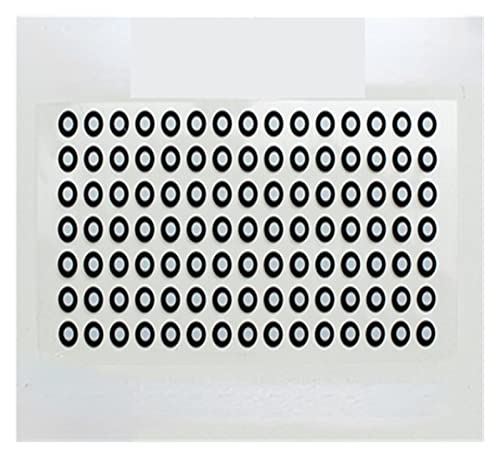 3D-Scan-Marker, Handgehaltener 3D-Scanner Magnetischer 3D-Markierungspunkt Klebepunkt-Reflektor-Markierungspunkt für 3D-Scanning(20mm x 30mm) von VCHICS