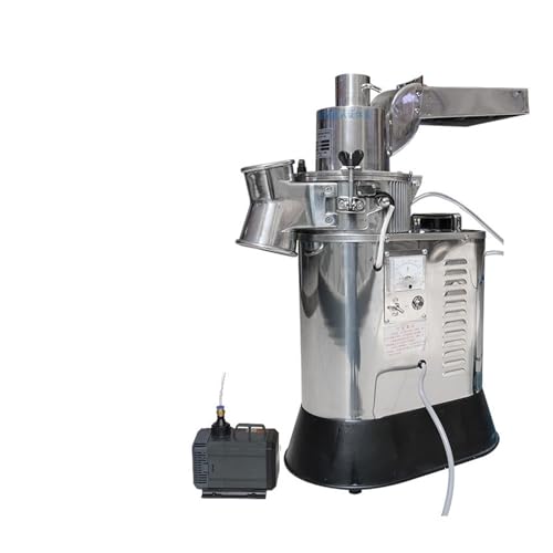 40 kg/std Lebensmittelwolf Automatische Hammermühle Grinder Fleischwölfe Pulverisierer Wassergekühlter Pulverisierer mit kontinuierlicher Fütterung DF-40S Für Heimwerker-Anfänger von VCHICS