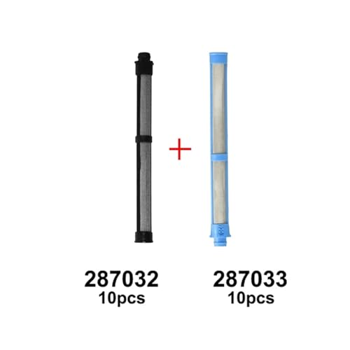 Airless-Farbspritzgerät, 288420 2-Finger 3600Psi 24.8MP Airless-Farbspritzpistole X-Tip 517 mit Schutzfiltern for Hochdruck-Farbspritzpistole Für DIY-Malerprojekte(Gun Filter Each 10) von VCHICS