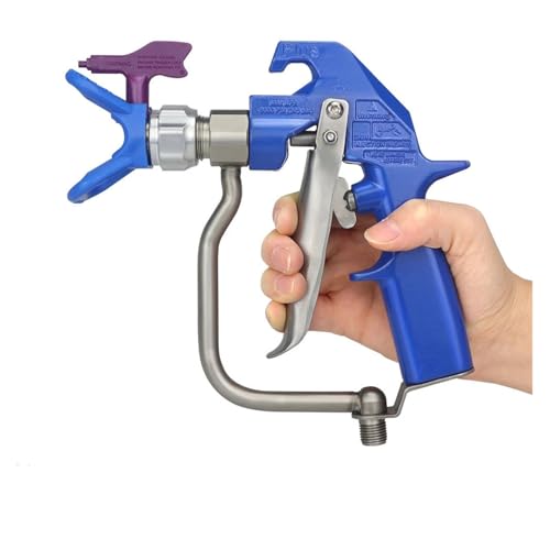 Airless-Farbspritzgerät, 4-Finger 1/4 Zoll HD Texture 241705 Airless-Spritzpistole mit Schutz 5000PSI NEU ist passend for 960/7900/833 Spritzmaschine Für DIY-Malerprojekte von VCHICS