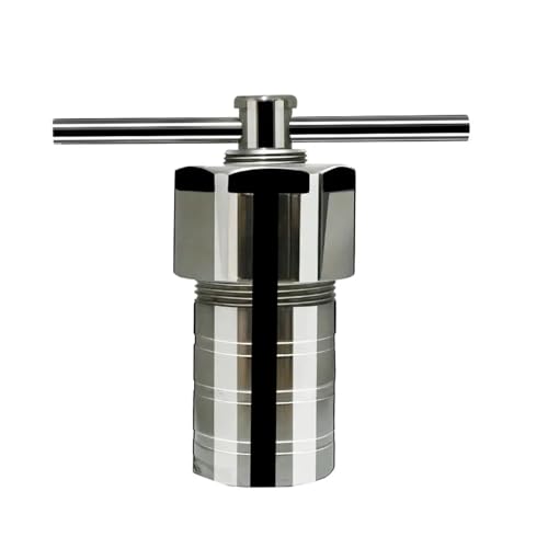 Autoklavreaktor, 100 ml PPL-ausgekleideter Hydrothermalsynthese-Autoklavenreaktor 3 MPa Hochdruck-Aufschlusstank(15ML) von VCHICS