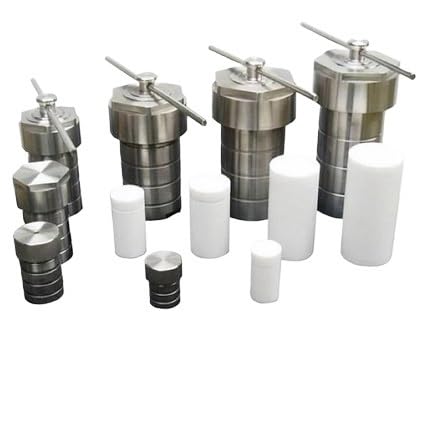 Autoklavreaktor, 25 ml, mit ETFE FEP auskleideter hydrothermischer Synthesereaktor, mit PTFE auskleidetes fäß, F4 PFA FEP F46 Innenhülse, Hochdruck-Aufschlusstank von VCHICS