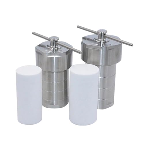 Autoklavreaktor, 5 ml 10 ml 15 ml 25 ml 50 ml 100 ml 150 ml 200 ml 250 ml 500 ml PTFE-Kammer in einem mit einem Autoklavenreaktor ausgekleideten Gefäß for die hydrothermale Synthese(50ml) von VCHICS