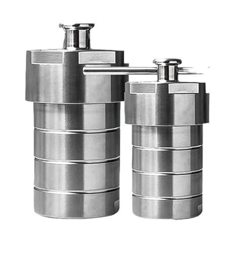Autoklavreaktor, Hydrothermalsynthese-Reaktorlabor, kleiner, mit PTFE ausgekleideter Hydrothermalreaktor aus Edelstahl, 100 ml(1 UK) von VCHICS