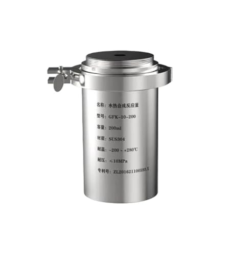 Autoklavreaktor, Laborexplosionsgeschützter Hochtemperatur- und Hochdruck-Hydrothermalsynthesereaktor PTFE-Hydrothermalreaktor(Gris) von VCHICS
