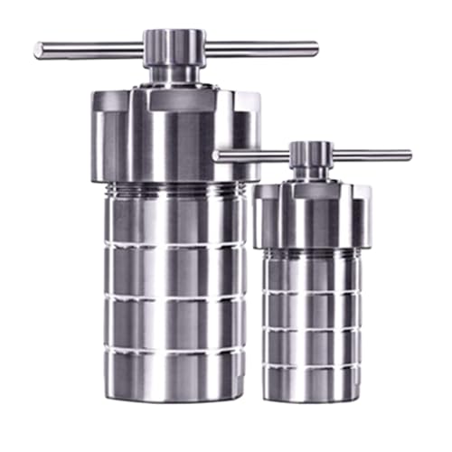 Autoklavreaktor, Mit PTFE auskleideter hydrothermischer Synthesereaktor, Hochdruckbehälter(100ml) von VCHICS
