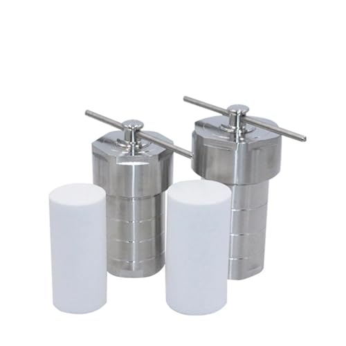 Autoklavreaktor, Reaktorkesselgefäß 5-500 ml PTFE-Kammer for Autoklaven-Hydrothermalsynthese-Reaktorkessel Ausgekleidetes Gefäß(520ml) von VCHICS