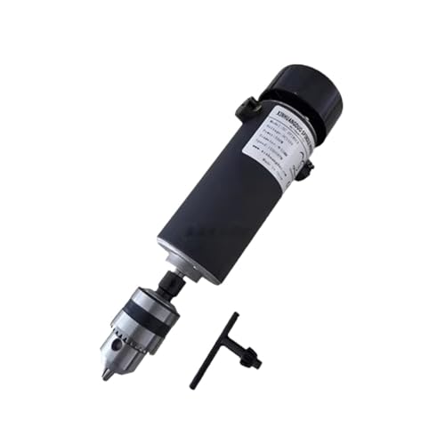 CNC-Spindelmotor, 500 W ER11 / ER16 CNC-DC-Luftgekühlter Spindelmotor mit Drehzahlregler + Spannzangen + Klemme + Bits für CNC-Fräsmaschine(With drill bit) von VCHICS