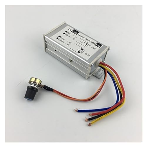 CNC-Spindelmotor, CNC Luftkühlter 0,2 kW Spindelmotor-Satz 200 W ER11 52 mm Klemmschwindigkeitsregler Netzteil DIY CNC-Maschine 24 V DC 10000 U/min für CNC-Fräsmaschine(Governor) von VCHICS
