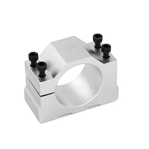 CNC-Spindelmotor, Luftgekühlter 0,2 kW Spindelmotor CNC 200 W ER11 52 mm Klemmgeschwindigkeitsregler Netzteil DIY CNC-Maschinensatz 24 V DC 10000 U/min für CNC-Fräsmaschine(52mm Clamp) von VCHICS