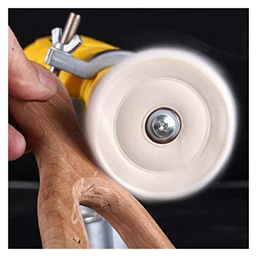 Edelsteinschleifer, Buffing-Räder for Tischmühle Metall Glas Holzprodukte Polieren Weiß & Gelb Schmuck rotierende Werkzeuge für DIY-Edelsteine(7 inch Yellow) von VCHICS