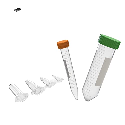 Laborzentrifuge, Mini Plastikzentrifugenrohr -Abschluss 0,2 ml 0,5 ml 1,5 ml 2 ml 10 ml 15 ml 50 ml PCR -PCR -Röhrchen PRP -Röhrchen -Plasmazentrifuge -Röhrchen Für die medizinische Laborpraxis(10ml) von VCHICS