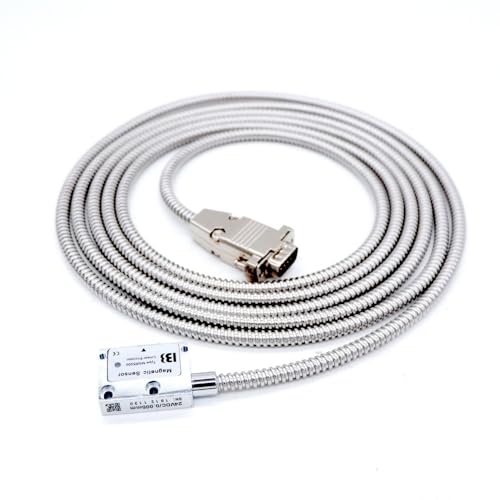 Linearskalen-Encoder, Digitalanzeige-Encoder, Hochpräziser Fräs-/Drehmaschinen-Schleifgerät DRO mit magnetischer Skala, 5 V, 0,005 mm, magnetischer Linear-Encoder Für Drehbankfräse(MSR5000-1000mm) von VCHICS