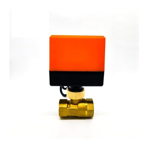 Magnetventil, 1/2" 3/4" 1" 1-1/4" 1-1/2" 2" Elektrischer Kugelhahn Messing Klimaanlage Fußbodenheizung Magnetventil Zweiwege AC220 DC24V DC12V(DN32,220) von VCHICS
