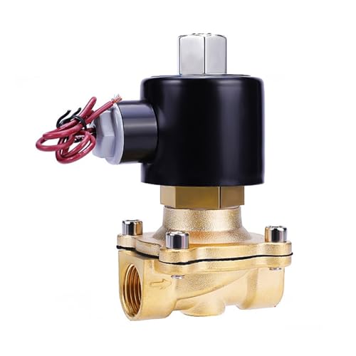 Magnetventil, 1/2'' normalerweise offenes Messing-Magnetventil 24V 12V 220 110 Wasser-/Gas-Magnetventile(NPT_230VAC_NBR-SEAL) von VCHICS