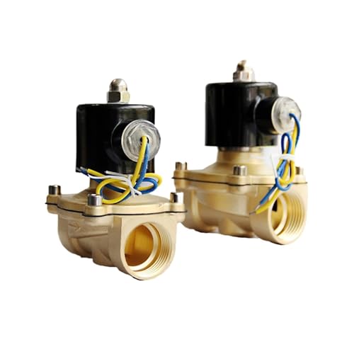 Magnetventil, 1 Zoll 1-1/4 Zoll NPT BSP Messing N/C 12 V Magnetventil DN25 DN32 EPDM Dichtung Hochtemperatur(DN25,BSP_220) von VCHICS