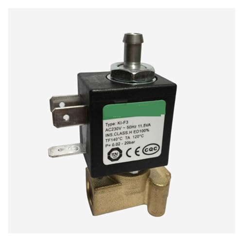 Magnetventil, 10 Stück KL-F3 Mikro-Dreiwege-Magnetventil 1,2 mm Messing-Magnetventil for Kaffeemaschine und Bügeleisen(2.0mm,240) von VCHICS