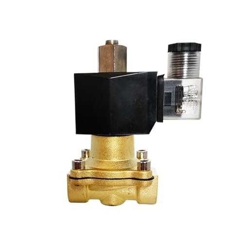 Magnetventil, 2-Wege DN25 1 Zoll elektrisches Wasserventil 220 normalerweise offenes Magnetventil Messing(BSP_240VAC_EPDM-SEAL) von VCHICS
