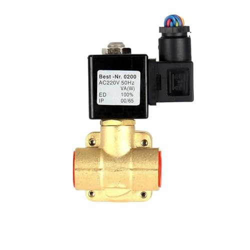 Magnetventil, 2-Wege-Magnetventil mit 2 Positionen, 3/8 Zoll, 12-V-Ventil, 24-V-Gleichstrom, normalerweise geschlossen, IP65, Hochdruck 16 bar(0927100-VITONSEAL,BSP_110) von VCHICS