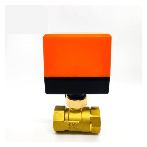 Magnetventil, 3/4" Elektrischer Kugelhahn Messing Klimaanlage Fußbodenheizung Magnetventil Zweiwege AC220 DC24V DC12V(220) von VCHICS