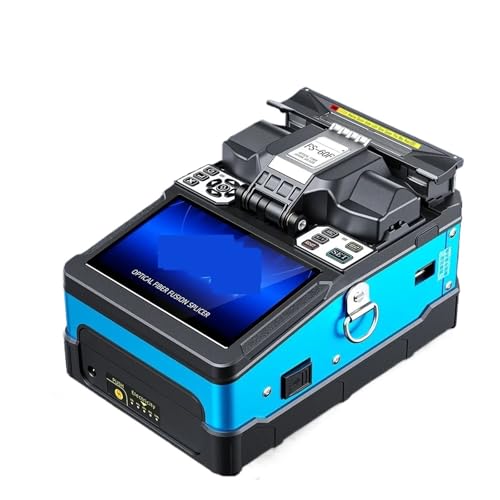 Optisches Faser-Fusionsspleißgerät, FS-60F FTTH Fiber Optic Splicer Volle Set Hot Melt Maschine Optische Faser Viewer Tool Kit Optische Faser Schnelleres Spleißen und Erhitzen(FS-60F SET 2) von VCHICS