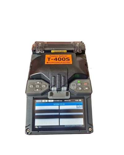 Optisches Faser-Fusionsspleißgerät, T-400S 3-Achsen Active Cladding Aligner Splicer T400S Active Cladding Alignment Faserschweißgerät Schnelleres Spleißen und Erhitzen von VCHICS