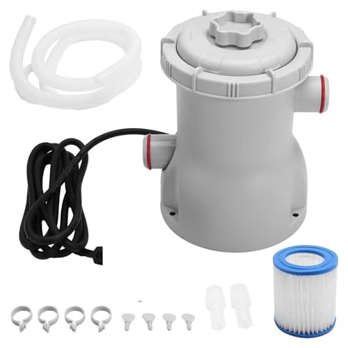 Poolpumpe, Poolfilterpumpe, 330 GPH Paddeln Elektrische Poolfilter Kleine Poolfilterpumpe für Pools Poolpumpe, Poolfilterpumpe, 330 GPH Paddeln Elektrische Poolfilter Kleine Poolfilterpumpe für Pools von VCHICS