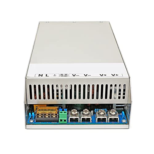 Schaltnetzteil, Einstellbares 2000 W (PFC) Hochleistungs-DC-Schaltnetzteil mit Einstellbarer Leistung Sanfte Einstellung, geräuscharm (Size : 2000W, Color : 0-40V) von VCHICS