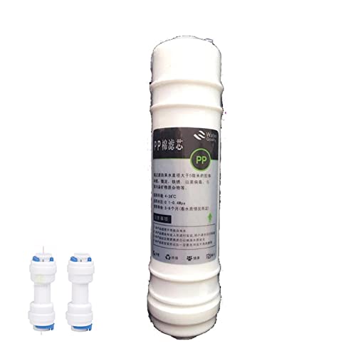 Sediment-Wasserfilterkartusche, Sedimentfilter, 10 Zoll 5 Mikron Ppf/Sediment Wasserfilterkartusche mit 2 Anschlüssen Wasserfilter Filterkartusche Aquarium Umkehrosmose Hohe Filterkapazität Sediment-Wasserfilterkartusche, Sedimentfilter, 10 Zoll 5 Mikron Ppf/Sediment Wasserfilterkartusche mit 2 Anschlüssen Wasserfilter Filterkartusche Aquarium Umkehrosmose Hohe Filterkapazität von VCHICS
