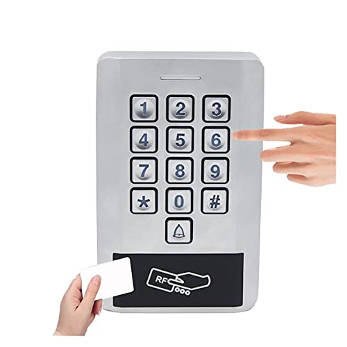 Stechuhren für Mitarbeiter Kleiner Unternehmen, Metallzugriffssteuerung Eine Maschine wasserdichte Accessor-Karte ID/IC Lesekopf Große Speicherkapazität von VCHICS