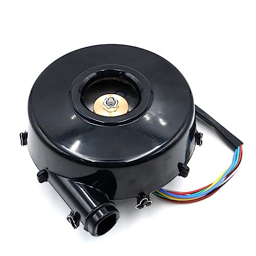 WM13075 DC12/24V Bürstenloser Radialbläse-Ventilator, Turbolüfter, Luftbläse for Zerschlan von Vibrationswesten, Luftkissenbetten Für Heimwerker-Anfänger(12V Blower and drive) von VCHICS