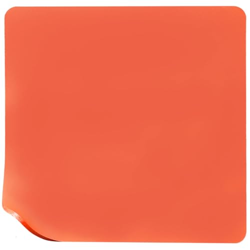 Heat Press Silikonmatte, 11,5 x 11,5 Zoll, hitzebeständiges, rutschfestes Pad für HTV-Vinyl-Transfer, Orange Heat Press Silikonmatte, 11,5 x 11,5 Zoll, hitzebeständiges, rutschfestes Pad für HTV-Vinyl-Transfer, Orange von VCHOMY